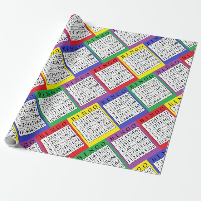 BINGO Geschenk-Verpackung Geschenkpapier (Ungerollt)