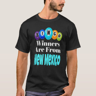Bingo-Gewinner kommen aus New Mexico Game Night Bi T-Shirt