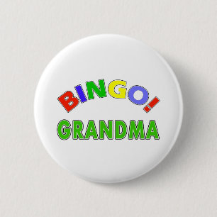 Bingo-Großmutter Button