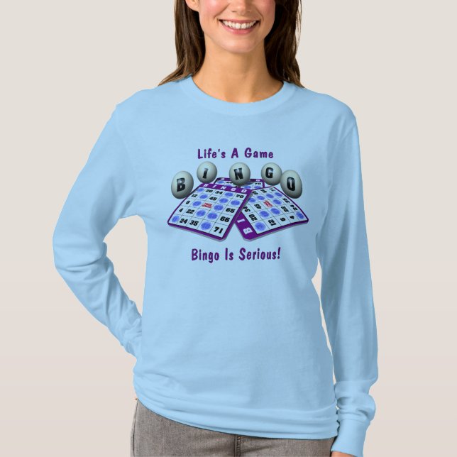 Bingo ist ernst T-Shirt (Vorderseite)