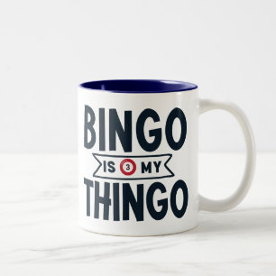 Bingo ist mein Ding Zweifarbige Tasse