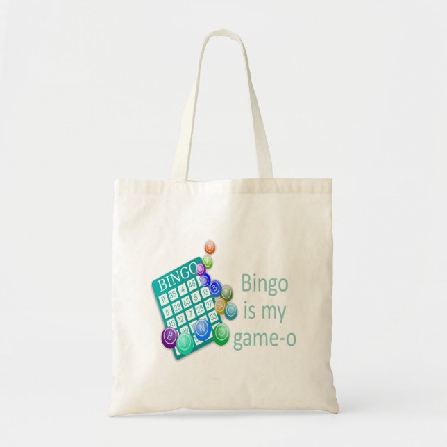 Bingo ist mein Glücksspiel-Zitat Tragetasche (Vorne)