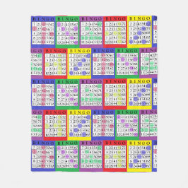 BINGO kardiert bunte glückliche Decke
