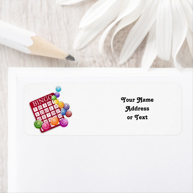 BINGO-Karte mit BINGO-Balls (Insitu)