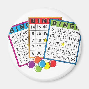 Bingo-Karten Magnet