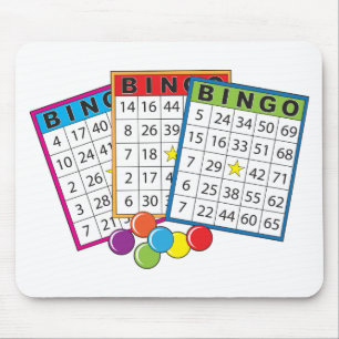 Bingo-Karten Mousepad