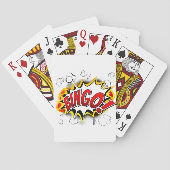 Bingo! Karten spielen Spielkarten (Rückseite)