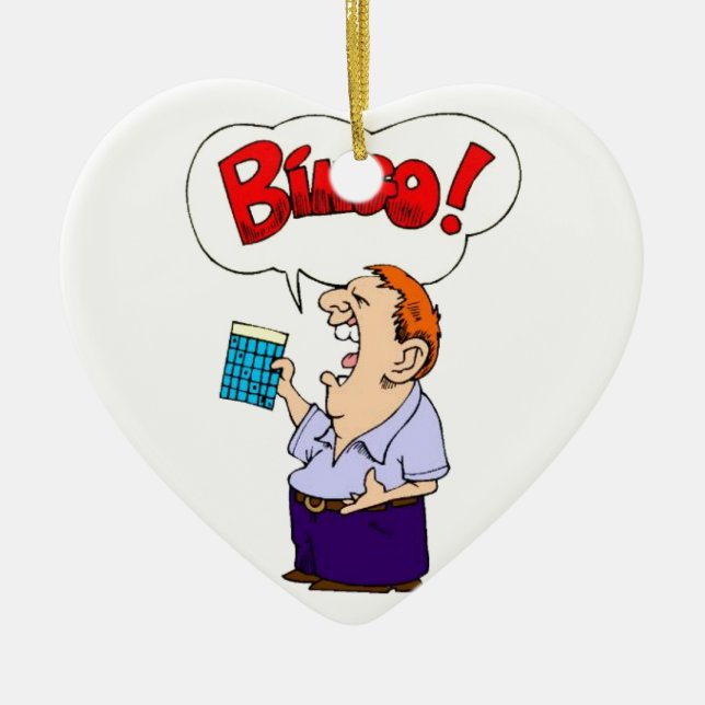 Bingo Keramikornament (Vorne)