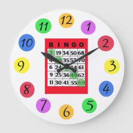 BINGO Kitchen Große Wanduhr