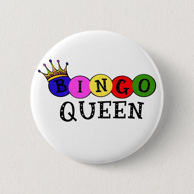 BINGO-KÖNIGIN BUTTON (Vorderseite)