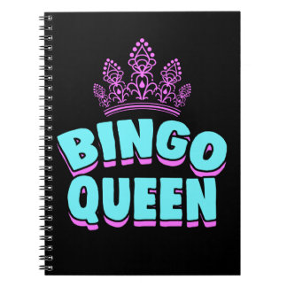 Bingo-Königin-Kleid Notizblock