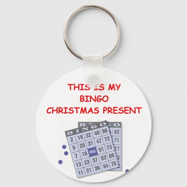 BINGO-Kristmas Schlüsselanhänger (Vorderseite)