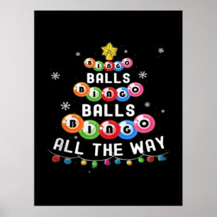 Bingo-Kugeln Bingo auf der ganzen Linie Poster