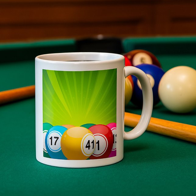 Bingo-Kugeln Kaffeetasse (Von Creator hochgeladen)