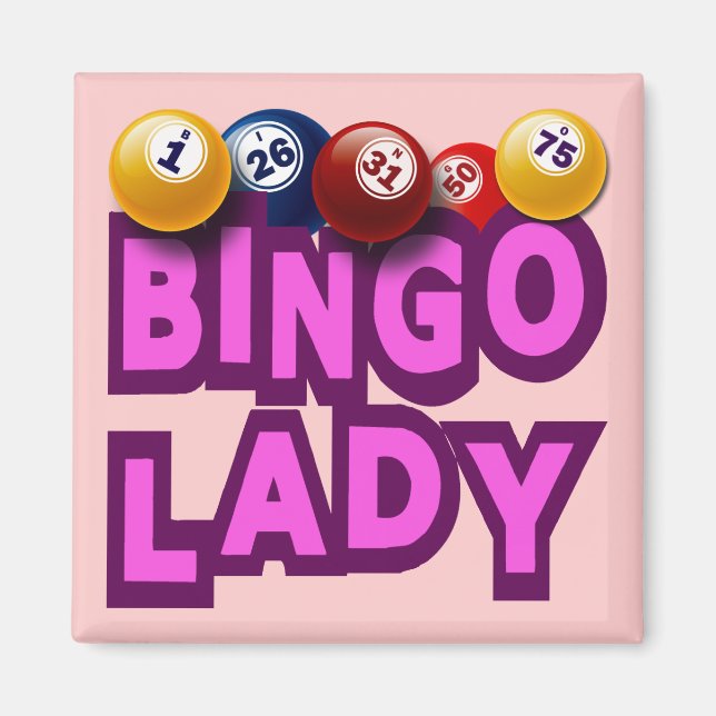 BINGO LADY MAGNET (Vorne)