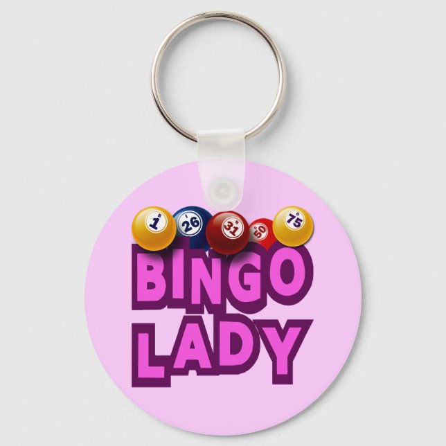 BINGO LADY SCHLÜSSELANHÄNGER (Vorderseite)