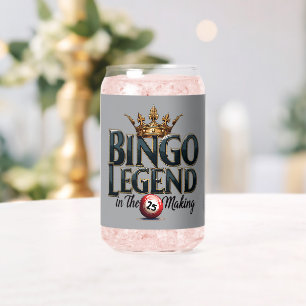 Bingo Légende couronnée dans la typographie rétro 