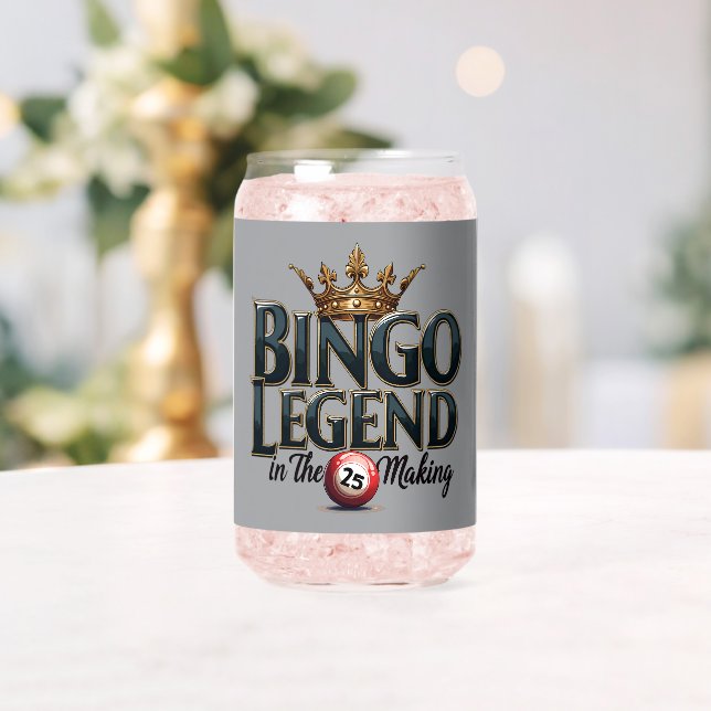 Bingo Légende couronnée dans la typographie rétro  (Insitu (Mariage))