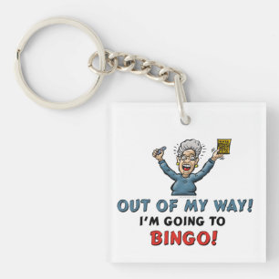 Bingo-Liebhaber Schlüsselanhänger
