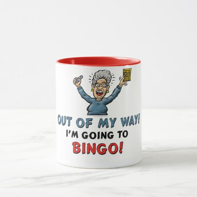 Bingo-Liebhaber Tasse (Zentrum)