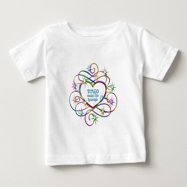 Bingo macht Leben sparsam Baby T-shirt (Vorderseite)