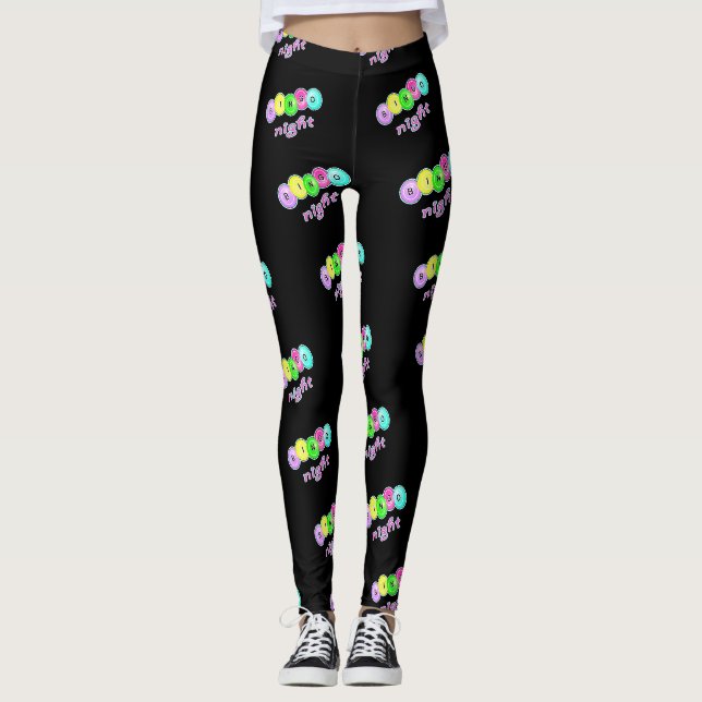 Bingo-NachtLeggings-Neon-Farben Leggings (Vorderseite)