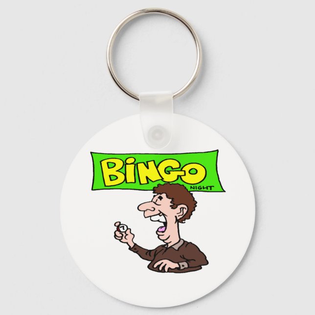 Bingo Night Key Chain Schlüsselanhänger (Vorderseite)