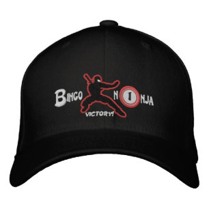 BINGO NINJA casquette en laine flexible avec URL