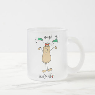 Bingo-Nuss-T-Shirts und Geschenke Mattglastasse