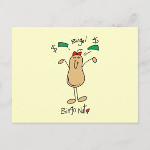 Bingo Nut T-Shirts und Geschenke Postkarte