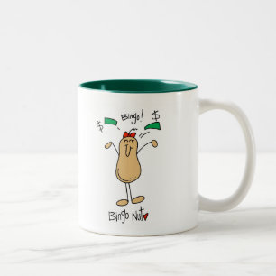 Bingo Nut T-Shirts und Geschenke Zweifarbige Tasse