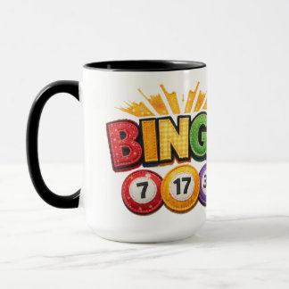 BINGO Patchwork Applikation  Tasse