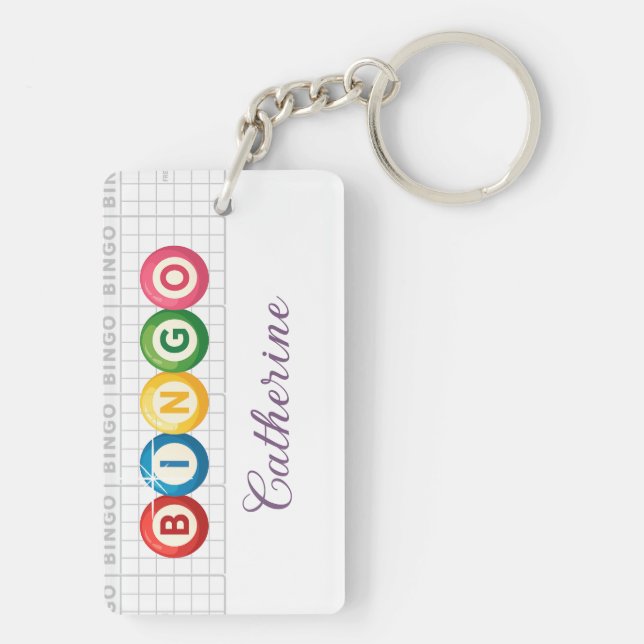 Bingo Personalized Keychain (Dos)