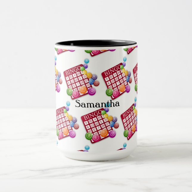 Bingo Personalized Mug Tasse (Zentrum)