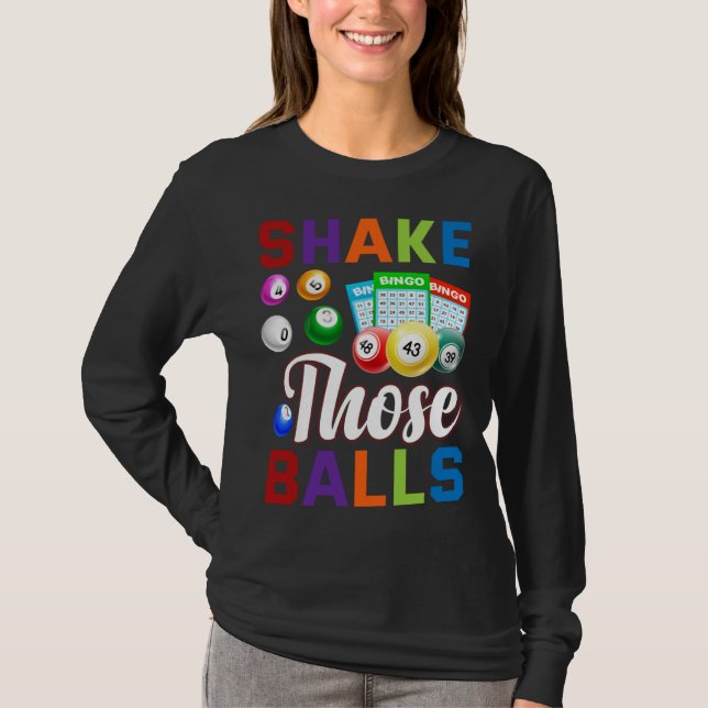Bingo Player Bingo  Shake those balls T-Shirt (Vorderseite)