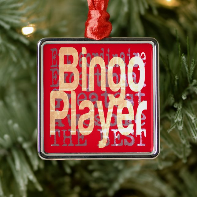 Bingo Player Extraordinaire Ornament Aus Metall (Baum)