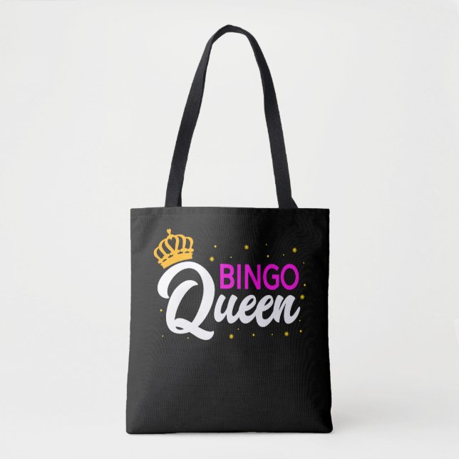 Bingo Player Oma Ehefrau Bingo Gambling Tasche (Vorderseite)