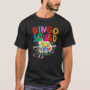 Bingo Player Squad Lotterie Gambling Bingo Gewinne T-Shirt