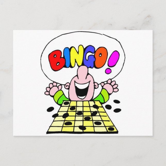 Bingo Postkarte (Vorderseite)