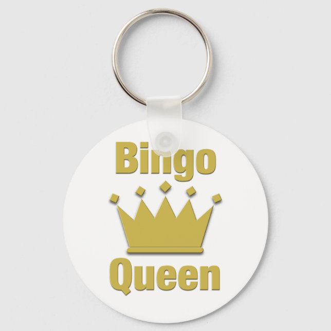 Bingo Queen Schlüsselanhänger (Vorderseite)