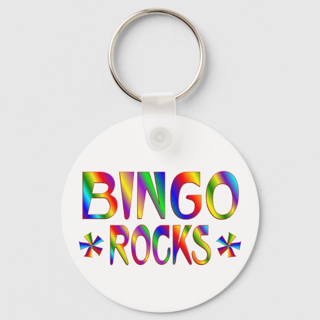 BINGO Rocks Schlüsselanhänger (Vorderseite)
