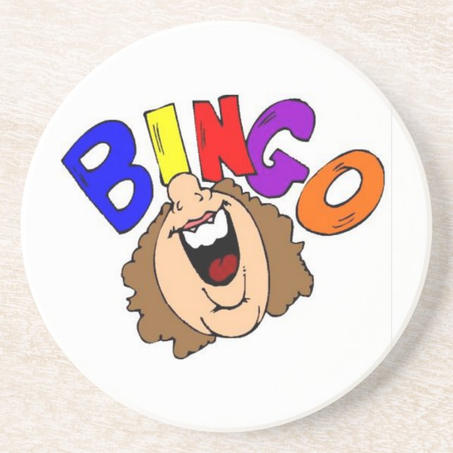 Bingo Sandstein Untersetzer (Vorne)