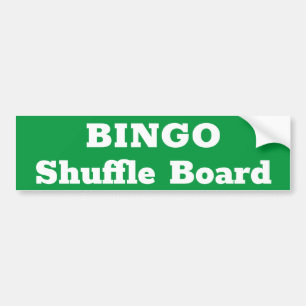 BINGO-Schilder Autoaufkleber