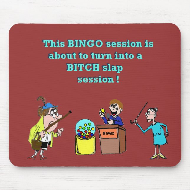 Bingo schlecht gegangen mousepad (Vorne)