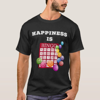 Bingo Shirt Geschenk für Bingo Player Glück ist Bi