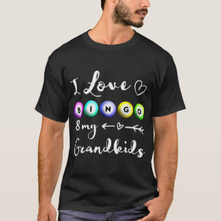 Bingo Shirt, I Liebe Bingo, Geschenk für Oma, Momm T-Shirt