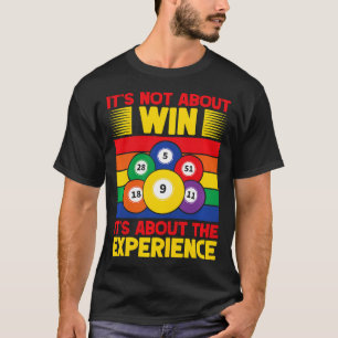 Bingo-Spiel nicht über den Sieg, sondern über das  T-Shirt