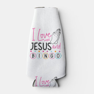 Bingo Spieler Jesus Faith Christlich Ich Liebe Jes Flaschenkühler