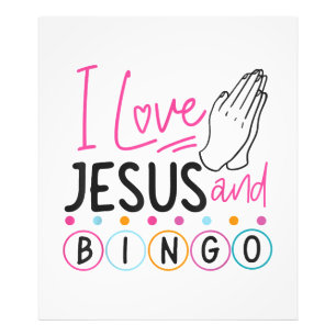 Bingo Spieler Jesus Faith Christlich Ich Liebe Jes Fotodruck