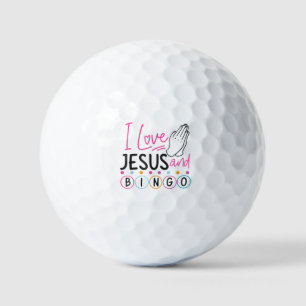 Bingo Spieler Jesus Faith Christlich Ich Liebe Jes Golfball